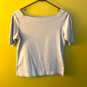 Ll bean, xs, gray shirt